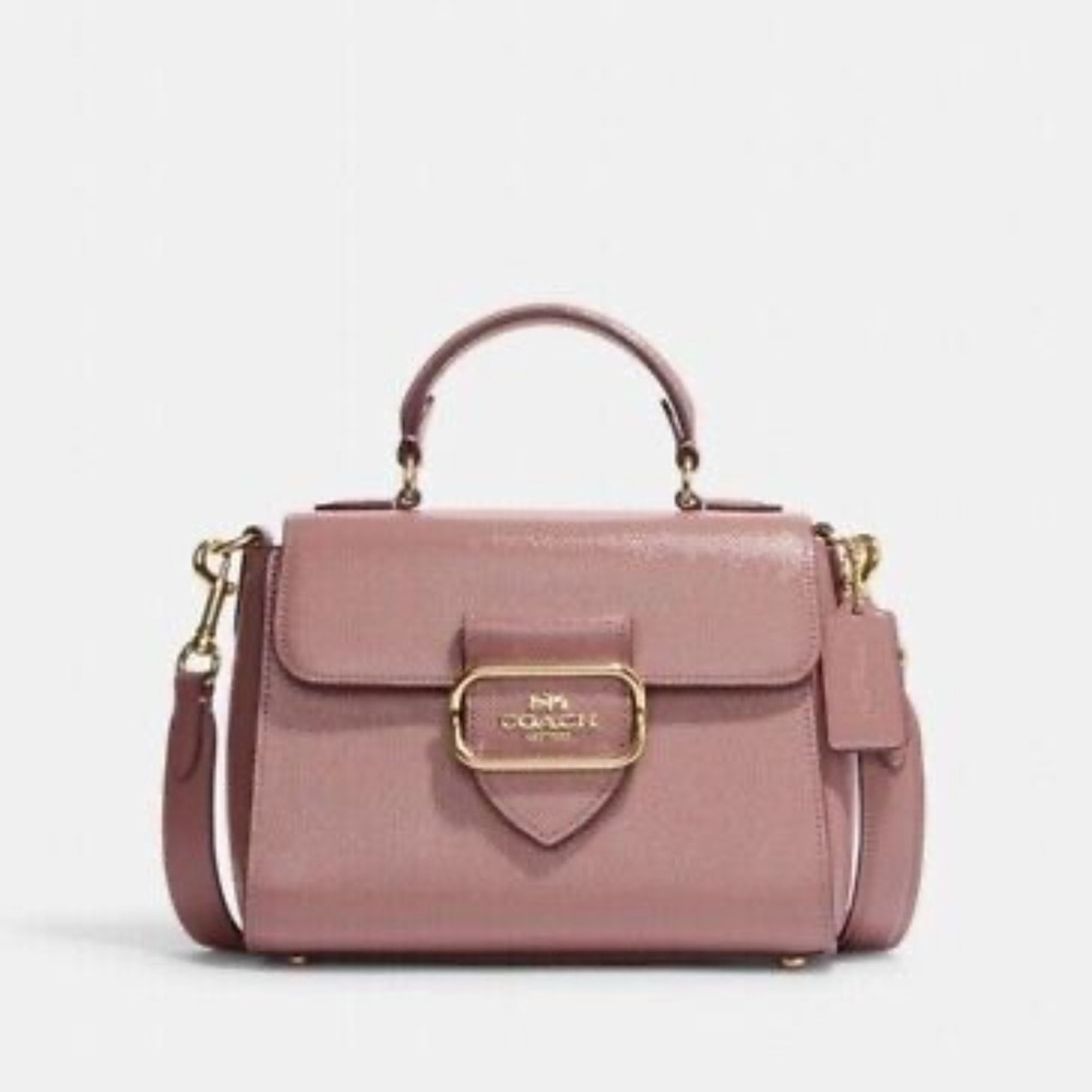 Coach Morgan Top Handle Satchel in Dusty Rose